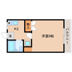 菜畑駅 徒歩9分 2階の物件間取画像